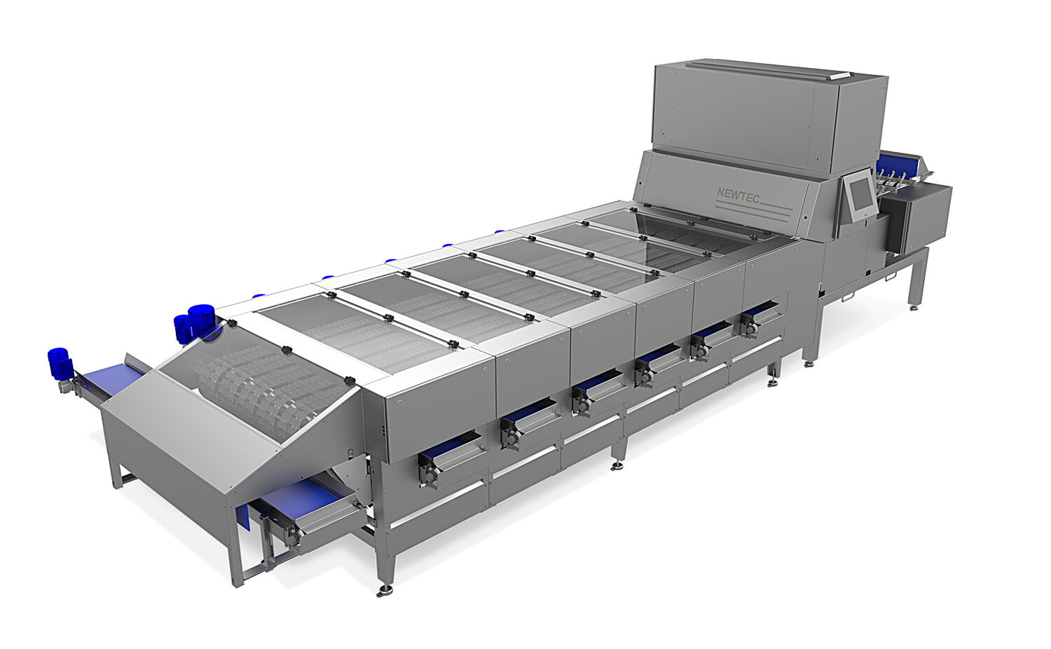 CELOX P-UHD NEWTEC Sortiermaschine - Frontansicht