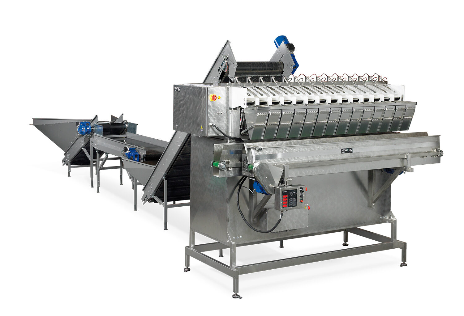 2012D-2014D NEWTEC Wiegemaschine - Frontansicht